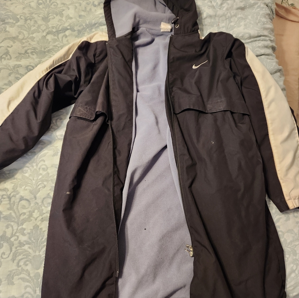 Nike fleece lined swim parka